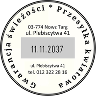 Przykładowy nadruk