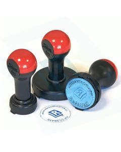 Okrągły stempel plastikowy ø 43 mm